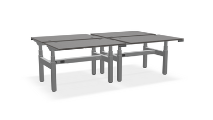 Think Adjustable-Height Benched Desks for 4
