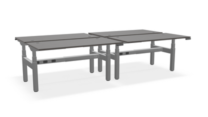 Think Adjustable-Height Benched Desks for 4