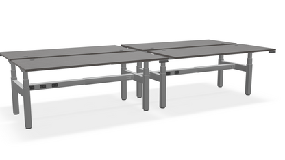 Think Adjustable-Height Benched Desks for 4