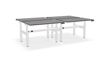 Think Adjustable-Height Benched Desks for 4
