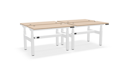 Think Adjustable-Height Benched Desks for 4