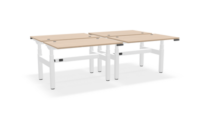 Think Adjustable-Height Benched Desks for 4