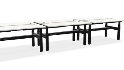 Think Adjustable-Height Benched Desks for 6