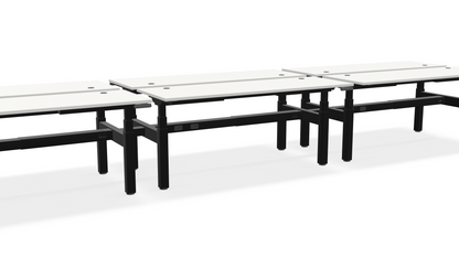 Think Adjustable-Height Benched Desks for 6