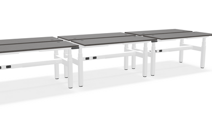 Think Adjustable-Height Benched Desks for 6