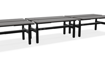 Think Adjustable-Height Benched Desks for 6