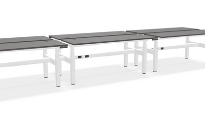 Think Adjustable-Height Benched Desks for 6