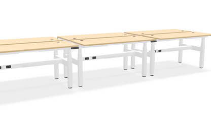 Think Adjustable-Height Benched Desks for 6