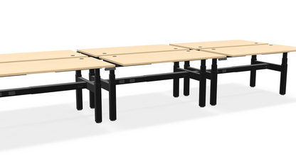 Think Adjustable-Height Benched Desks for 6