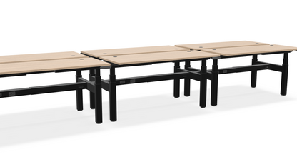 Think Adjustable-Height Benched Desks for 6