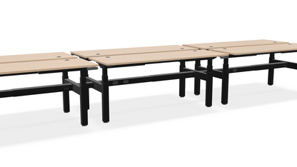 Think Adjustable-Height Benched Desks for 6