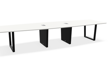 THREE60 Conference Table – Sleigh Leg