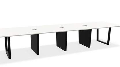 THREE60 Conference Table – Sleigh Leg