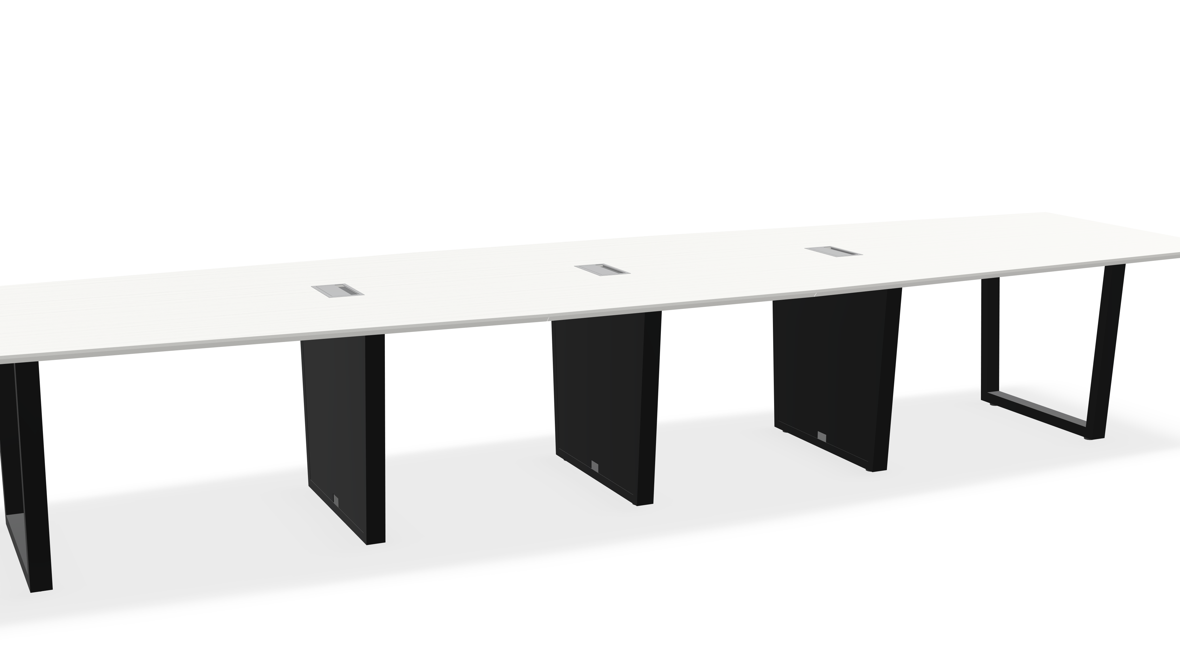 THREE60 Conference Table – Sleigh Leg