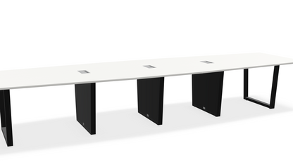 THREE60 Conference Table – Sleigh Leg
