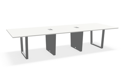 THREE60 Conference Table – Sleigh Leg