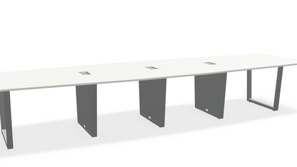 THREE60 Conference Table – Sleigh Leg