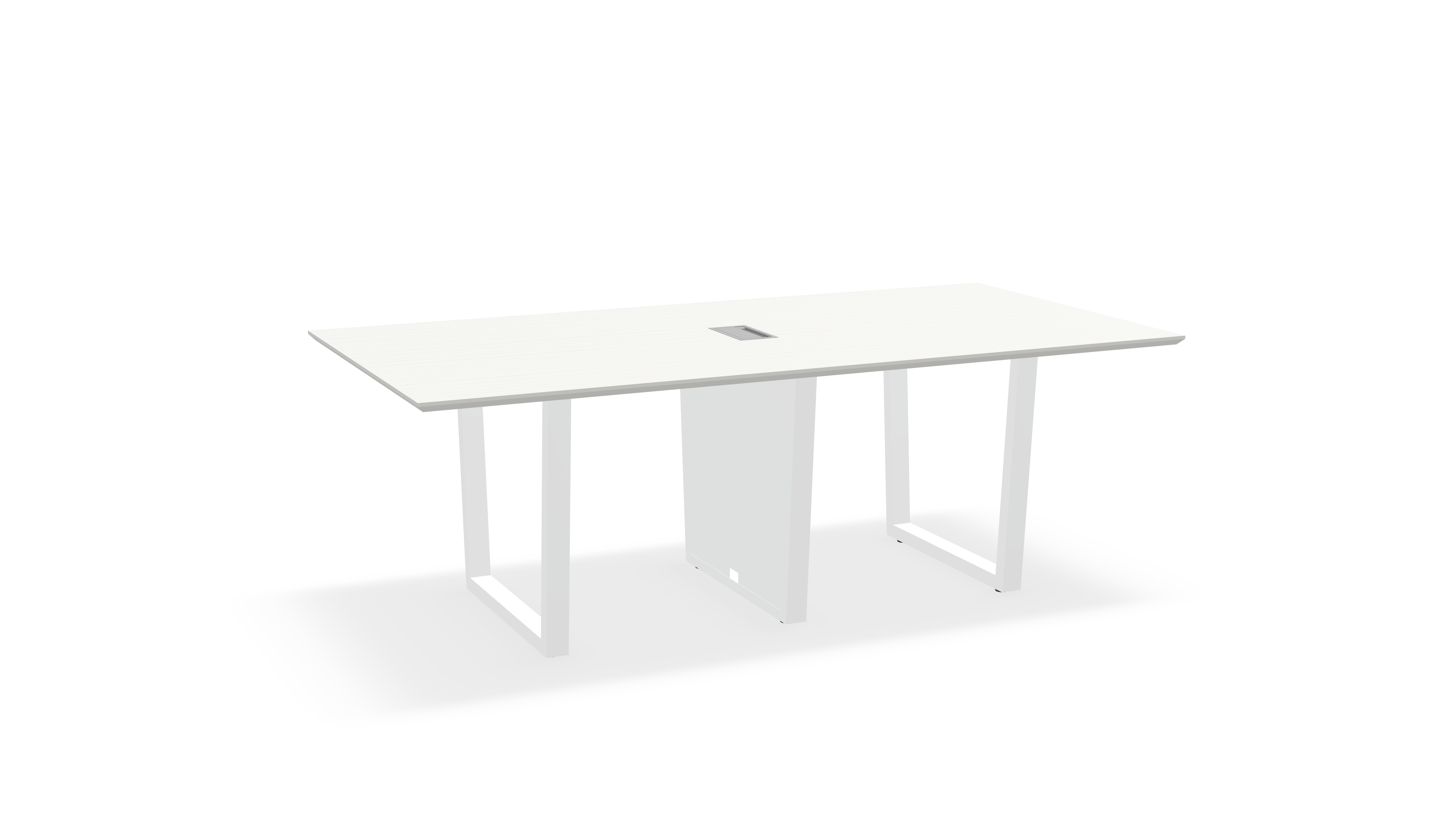 THREE60 Conference Table – Sleigh Leg