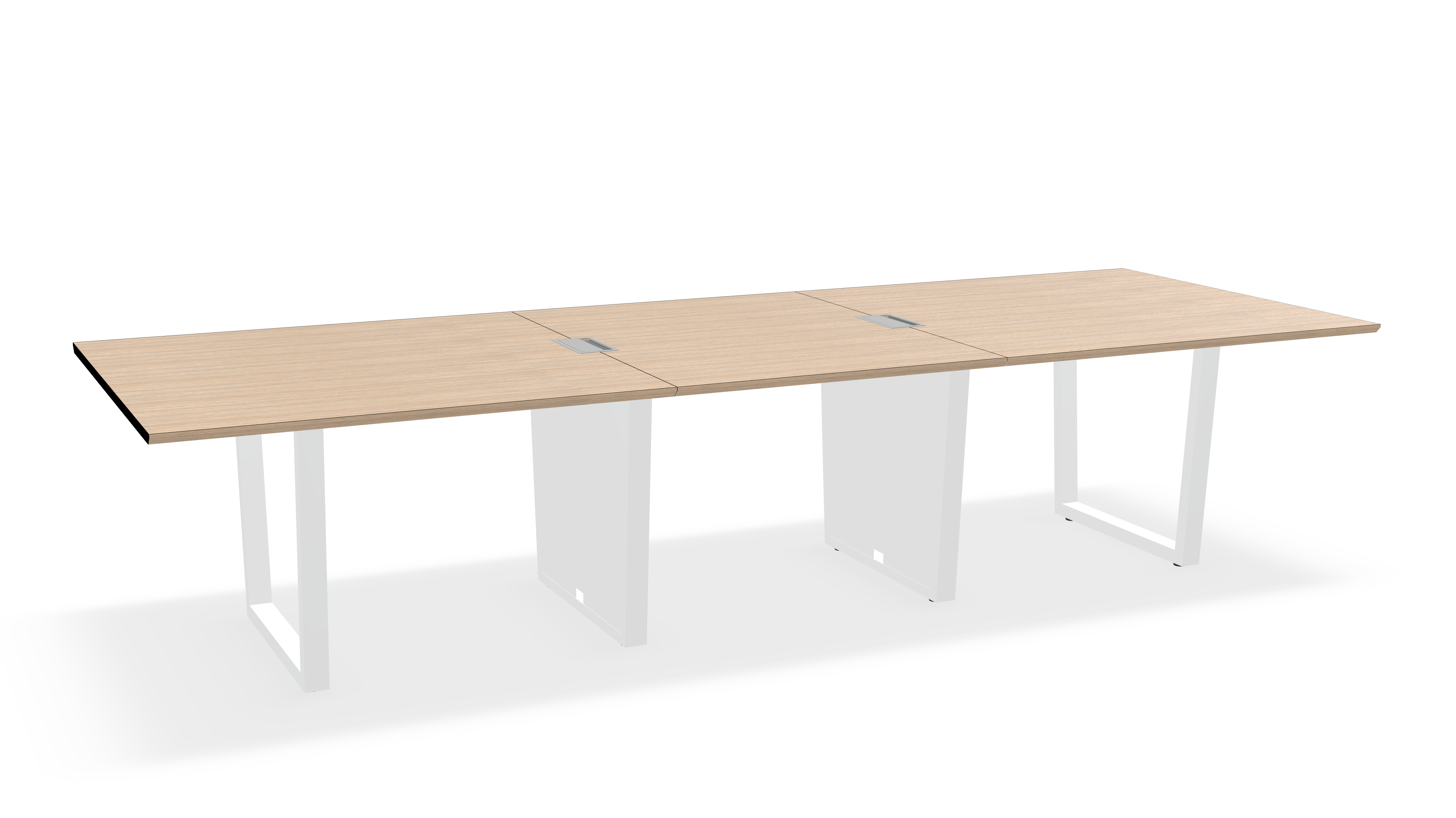 THREE60 Conference Table – Sleigh Leg