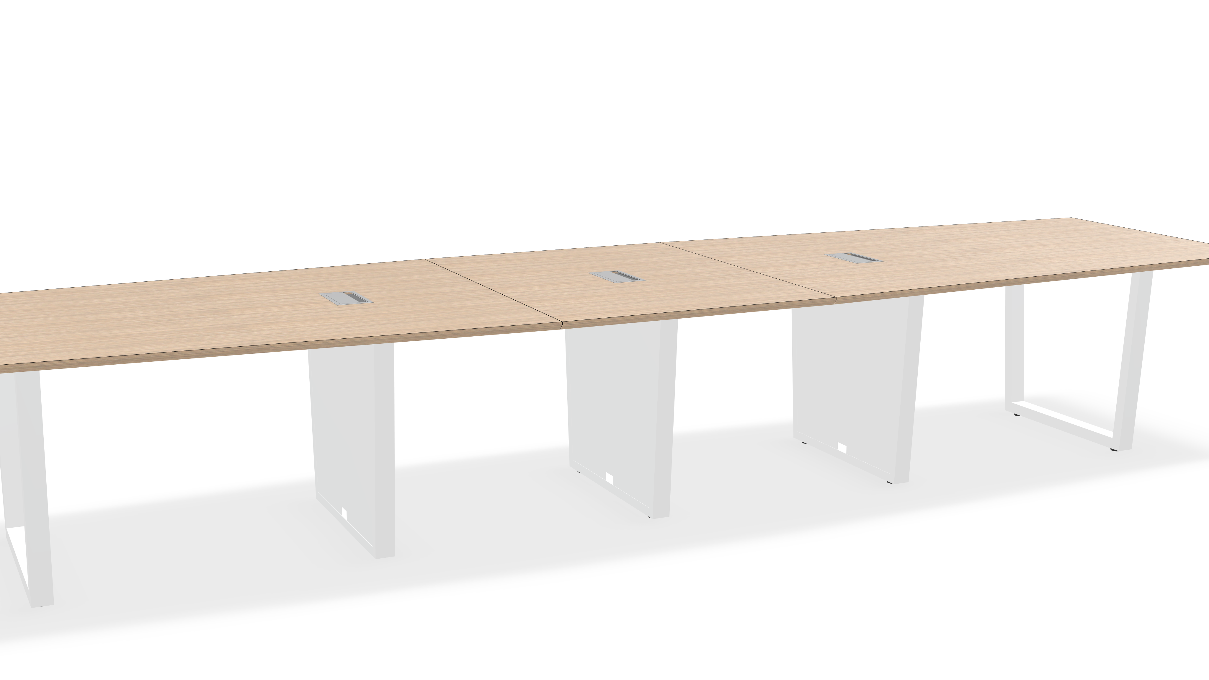 THREE60 Conference Table – Sleigh Leg
