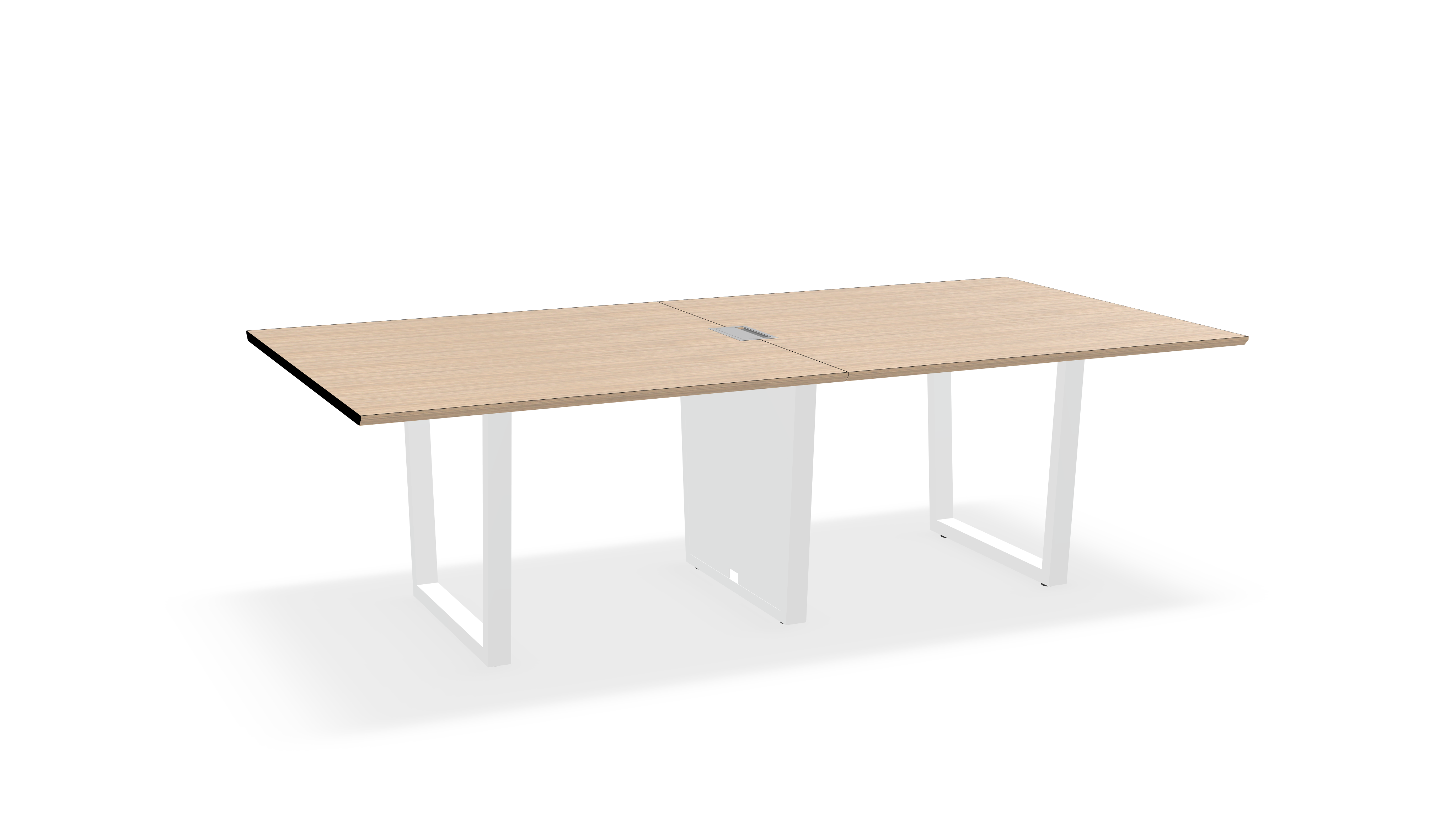 THREE60 Conference Table – Sleigh Leg