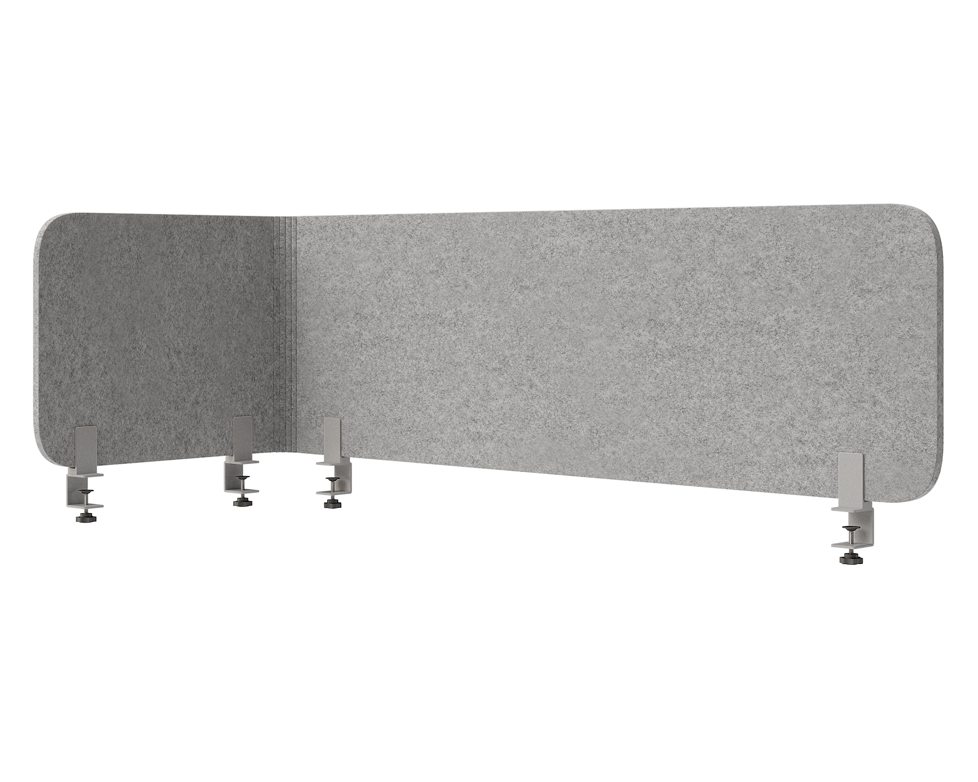 Acoustic L-Shaped Privacy Panel