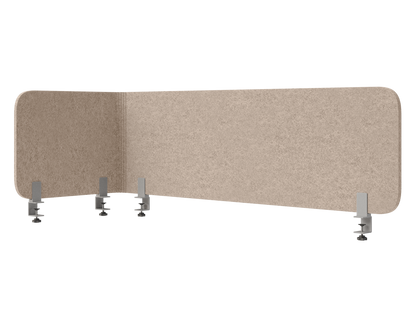 Acoustic L-Shaped Privacy Panel