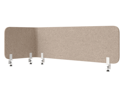 Acoustic L-Shaped Privacy Panel