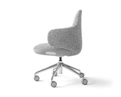 Clover Office Chair with Chrome Base