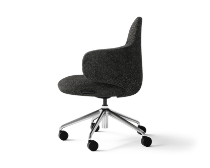 Clover Office Chair with Chrome Base