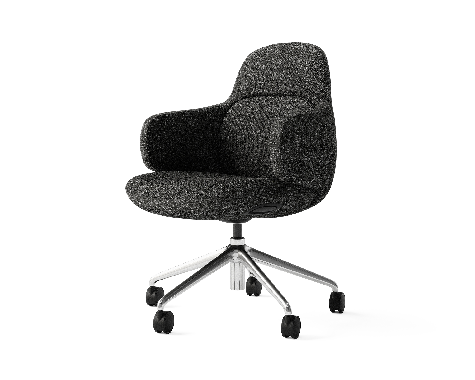 Clover Office Chair with Chrome Base
