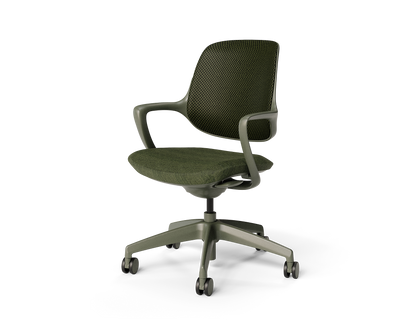 Covey Office Chair with Color Frame in Pine