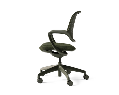 Covey Office Chair with Color Frame in Pine (view 2)