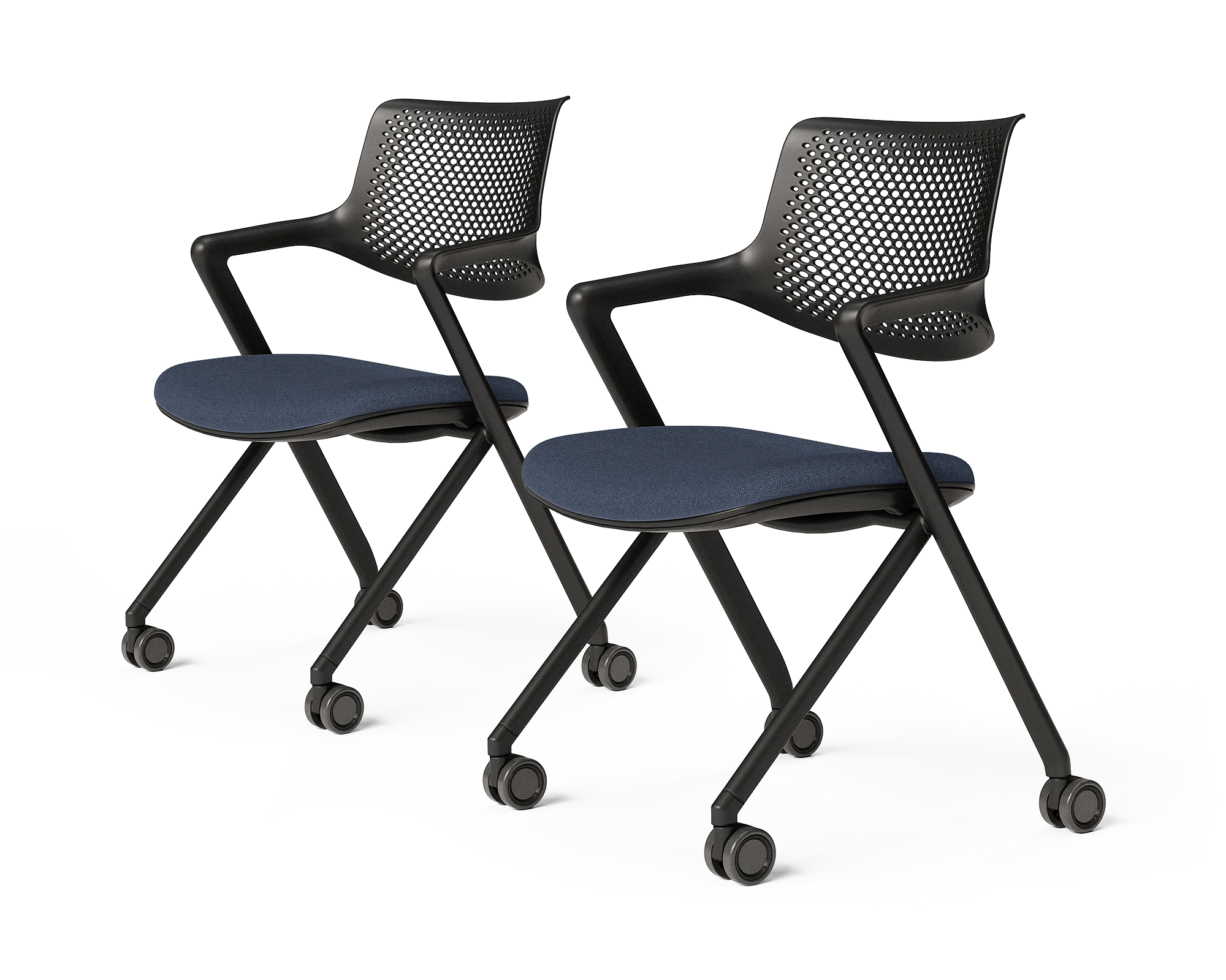 Flock Nesting Chair, Set of 2