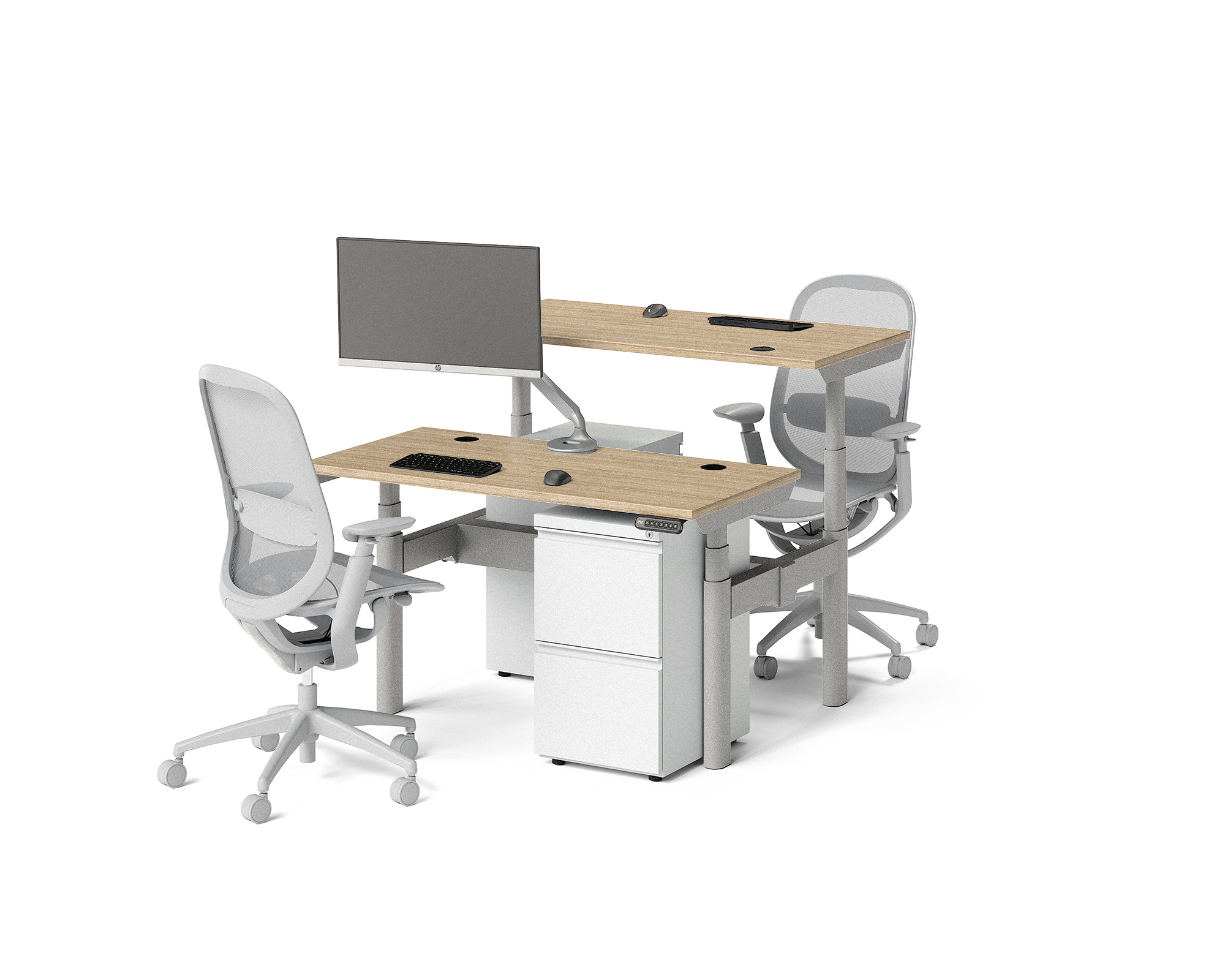 Sol Adjustable-Height Desks for 2