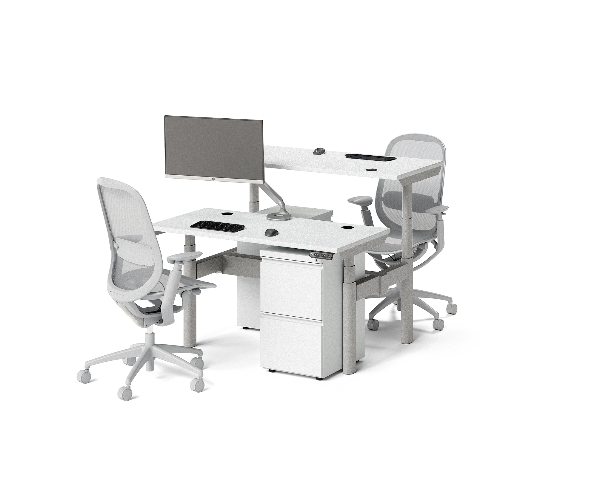 Sol Adjustable-Height Desks for 2