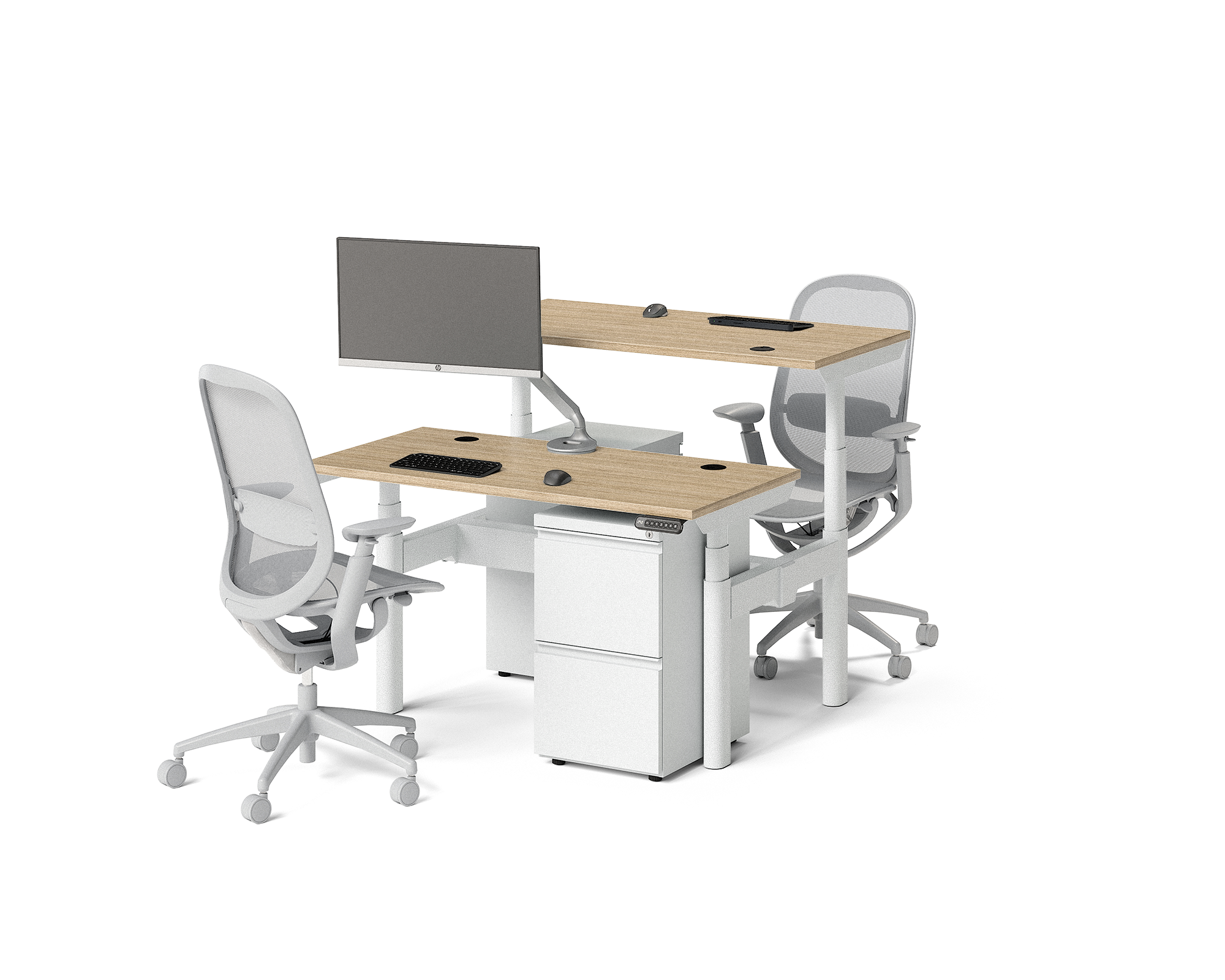 Sol Adjustable-Height Desks for 2