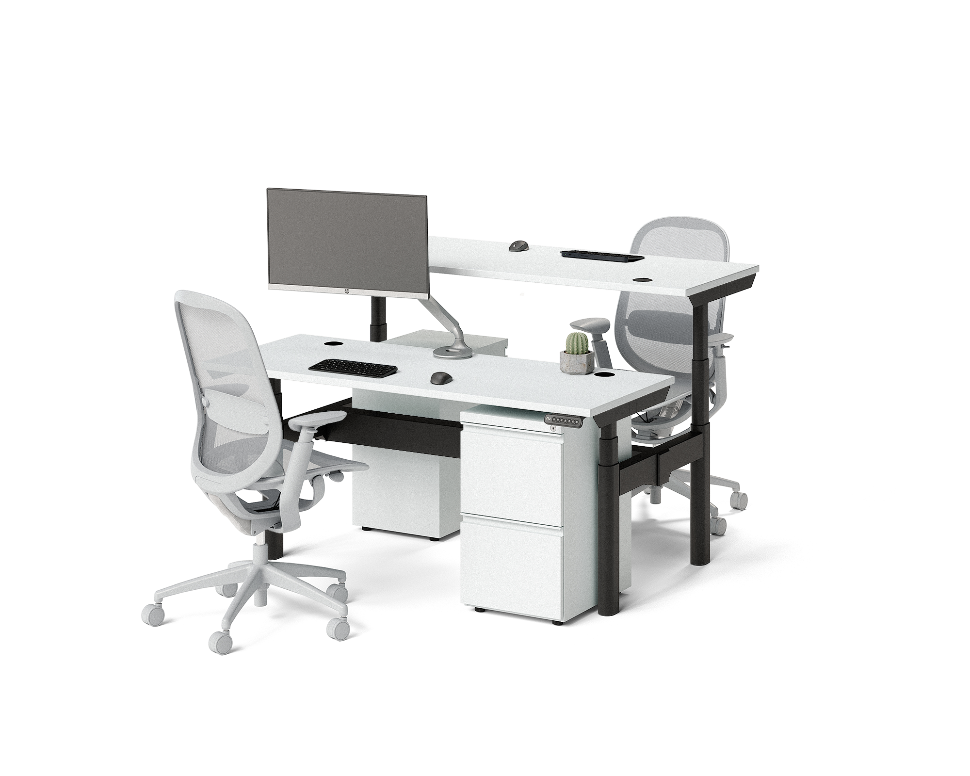 Sol Adjustable-Height Desks for 2