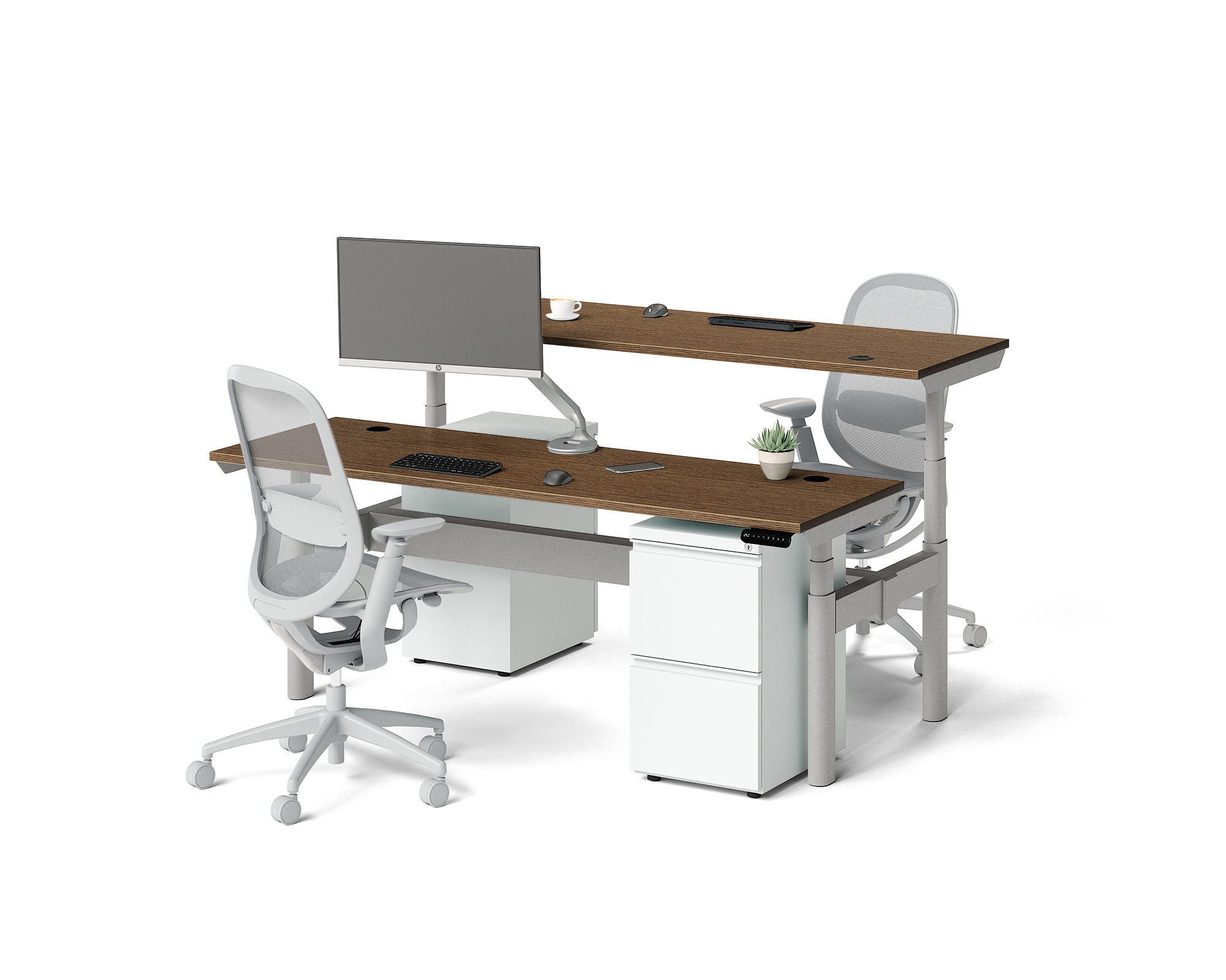 Sol Adjustable-Height Desks for 2