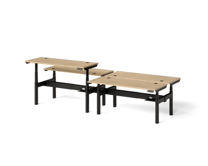 Sol Adjustable-Height Desks for 4