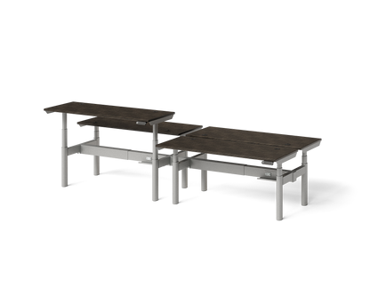 Sol Adjustable-Height Desks for 4