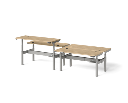 Sol Adjustable-Height Desks for 4