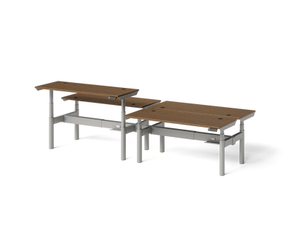 Sol Adjustable-Height Desks for 4