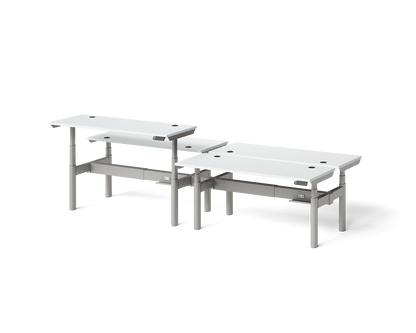 Sol Adjustable-Height Desks for 4