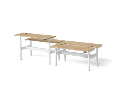 Sol Adjustable-Height Desks for 4