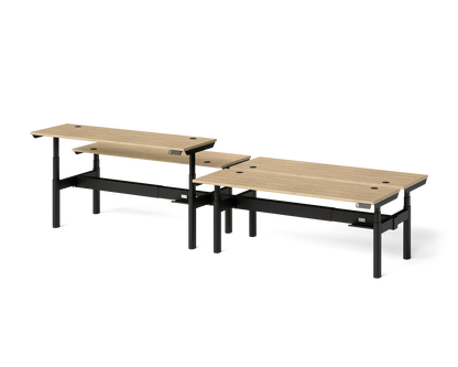 Sol Adjustable-Height Desks for 4