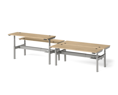 Sol Adjustable-Height Desks for 4