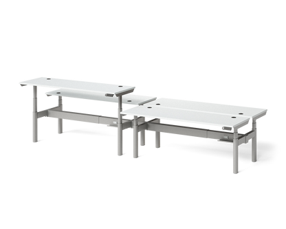 Sol Adjustable-Height Desks for 4
