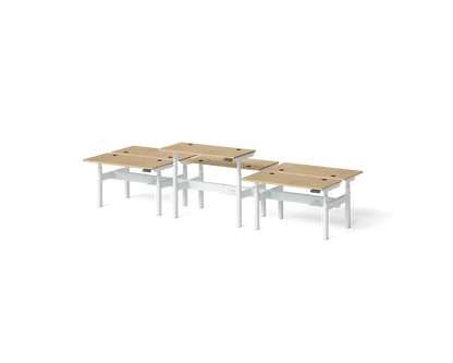 Sol Adjustable-Height Desks for 6
