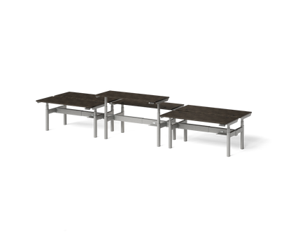 Sol Adjustable-Height Desks for 6